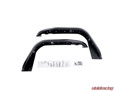 Combat Off Road Black Aluminum Fenders Front Pair Jeep Gladiator 2020-2023 - 35-1076